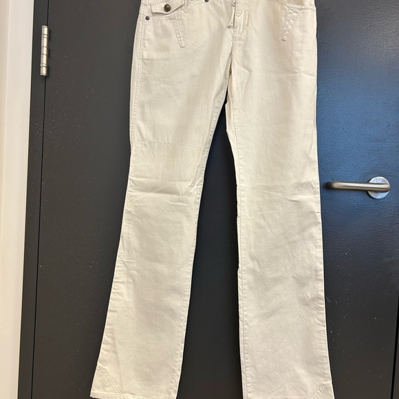 Diesel sz28 Y2K Cream Straight-Leg jeans in excellent used condition low rise - Picture 2 of 14